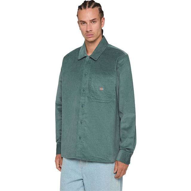 Shirt Dickies Corduroy Long Sleeve Shirt Lincoln Green M (M)