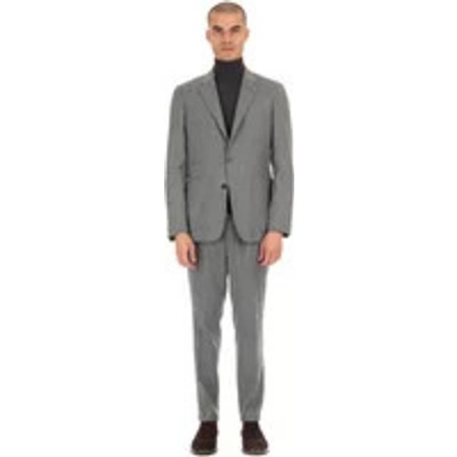 Ermenegildo Zegna, Kostym, Herr, L, Enkelknäppt kostymset - gray (L)