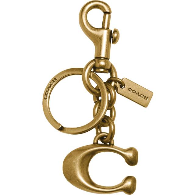 Coach Signature C Bag Charm, Brass