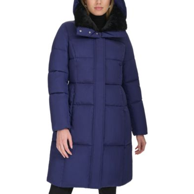 Cole Haan Shimmer Channel Coat