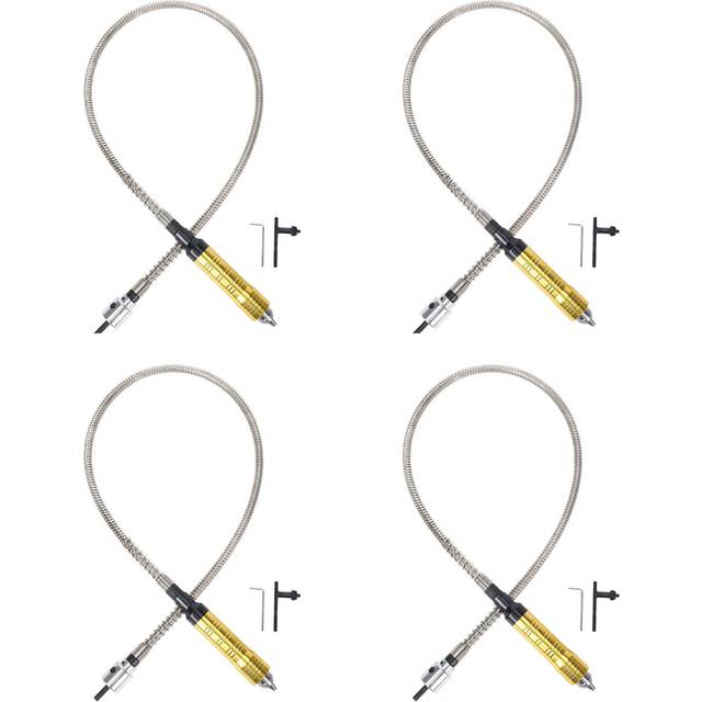 4X Grinder Tool Flexible Flex Shaft Fits + 0.3-6.5mm Handpiece for Style Electric Drill Tool