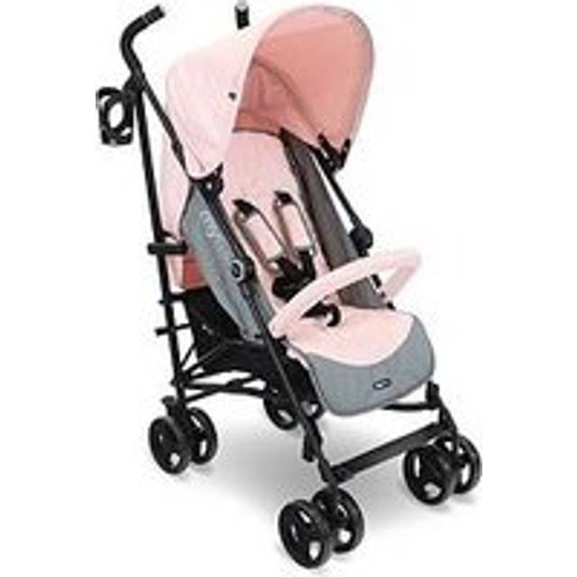 MB02 Plus Lightweight Stroller - Pink and Grey