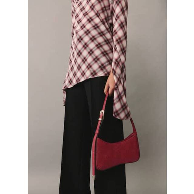 MANGO Textured Shoulder bag Dam Stl. - Axelremsväskor Från Magasin - Red (U)