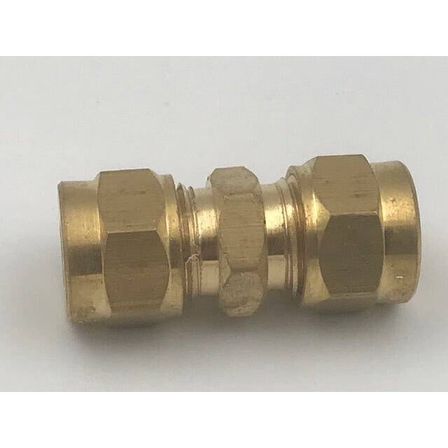 "LPG Gas Straight Connector - Brass- 1/4"" - 1043"