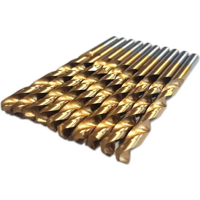 70 mm HSS TiN metallborr 10 st