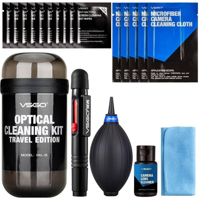 VSGO Optical Cleaning Kit Travel Edition Grey