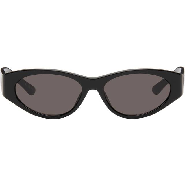 Balenciaga Grey Oval Ladies Sunglasses BB0367S 001 60 (OS)