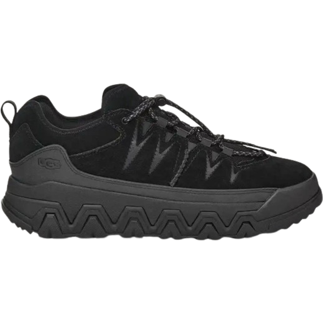 UGG® CapTrail Low Trainer in Black, Size 9, Leather/Polyester