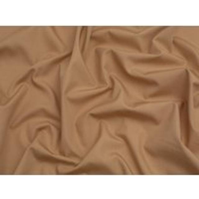 Organic 100% Cotton Poplin Fabric Beige