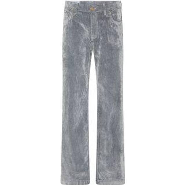 Casablanca Mens Aqua Blue Peach Straight-leg Denim Jeans 30 - AQUA BLUE