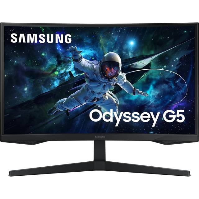 Samsung Odyssey G5 G55C 27" QHD gamingskærm ➞ På lager - klar til levering og afhentning