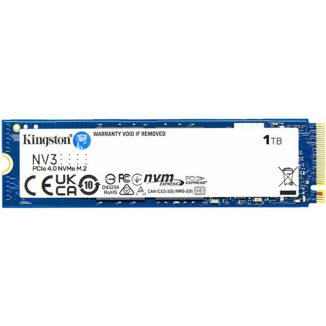 Kingston NV3 M.2 NVMe Gen 4 intern SSD (1TB)