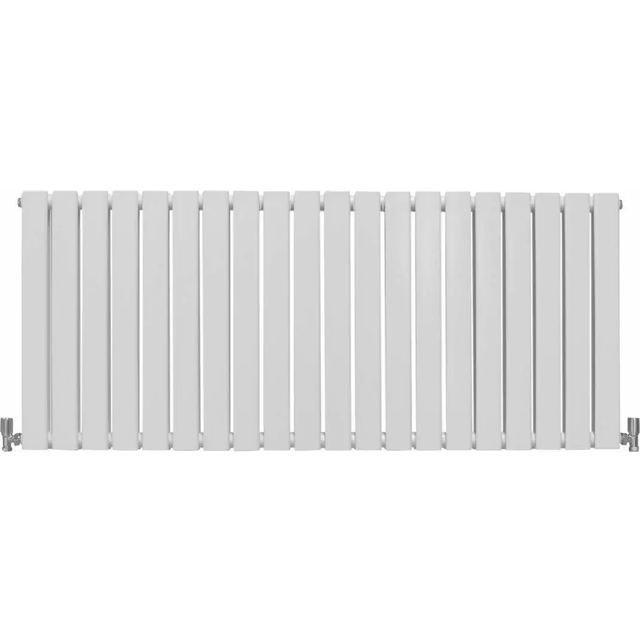 MonsterShop White Flat Radiator 600 x 1400mm - Heating Luxe - 9 x 143 x 63cm