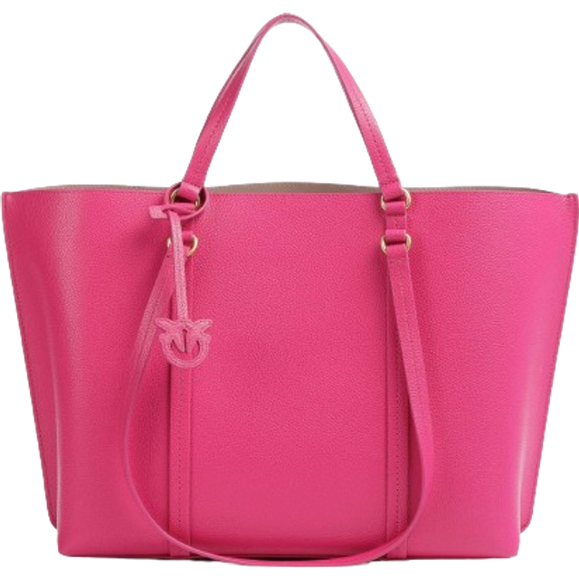 Pinko Carrie Shopper Big BOTTALAT läder, damväska, N17Q_Pink Antique Gold, N17q_pink Pinko-antik guld