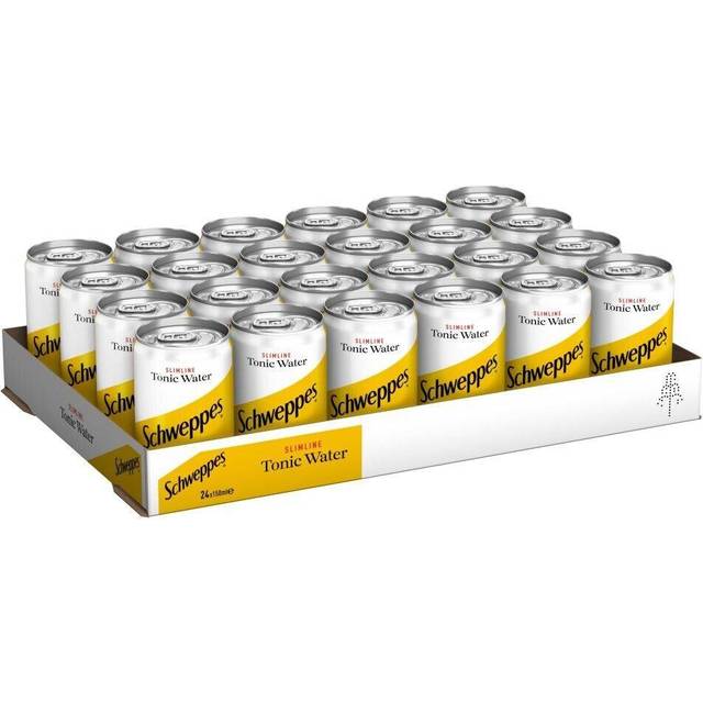 Schweppes Slimline Tonic Water 24 x 150ml Cans