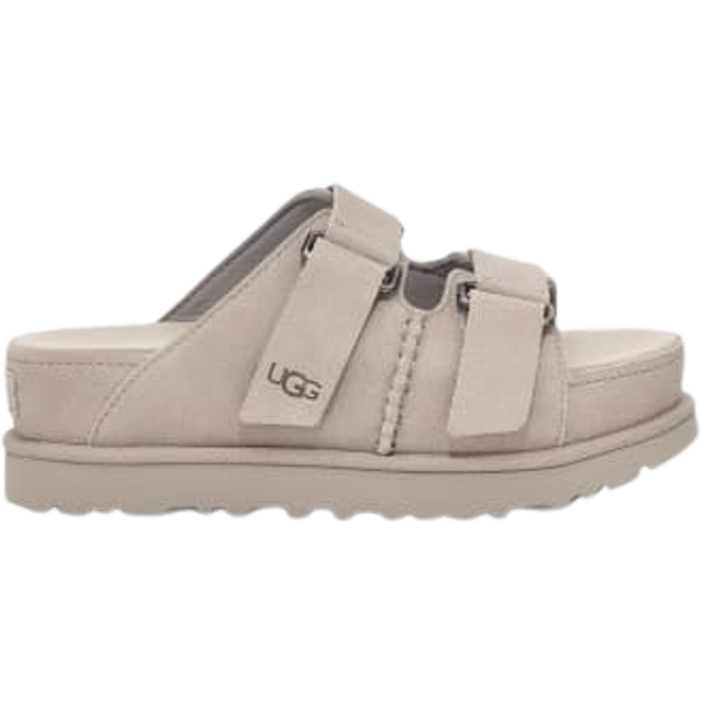 UGG® Goldenstar Hi Slide for Women in Grey, Size 9, Suede/Polyester - Seal