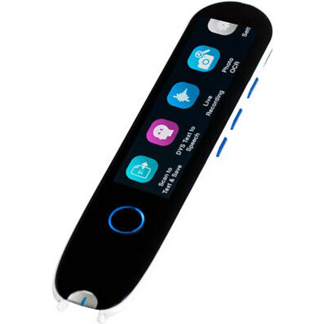 I.R.I.S. IRISPen Reader 8 90 DPI 120 fps Pen scanner Black White LCD Buttons Touch