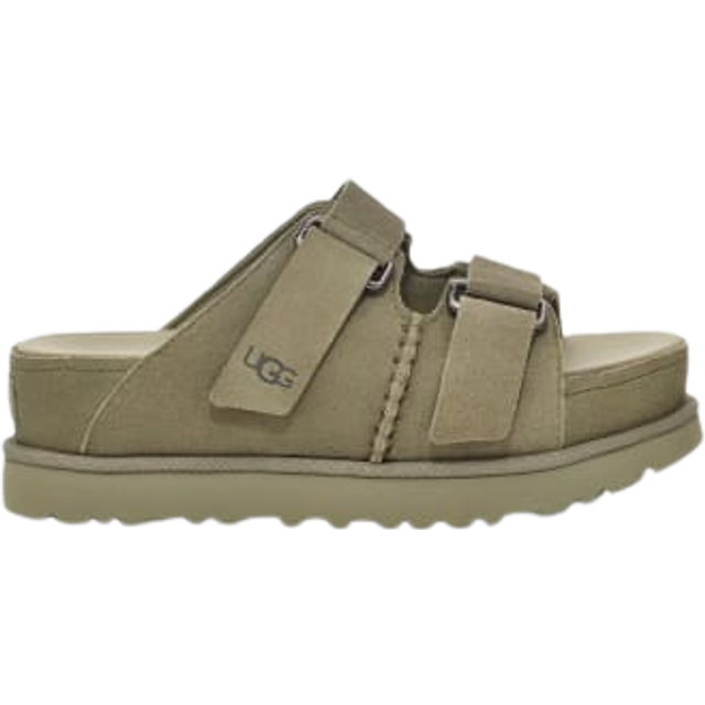 UGG® Goldenstar Hi Slide for Women in Shaded Clover, Size 9, Suede/Polyester