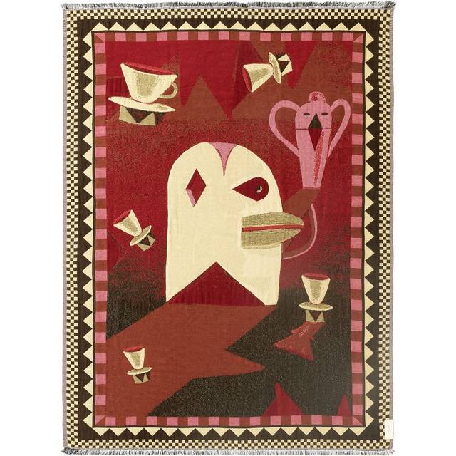 &Tradition Momento JH46 Plaid 180x130 cm Red Dawn Tæppe Rød (180.1x130cm)