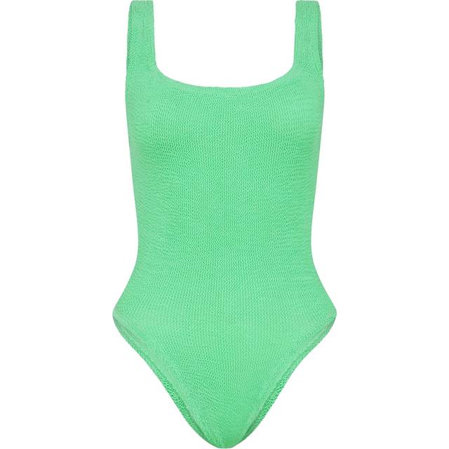 Hunza G Square-neck swimsuit - green (One Size)