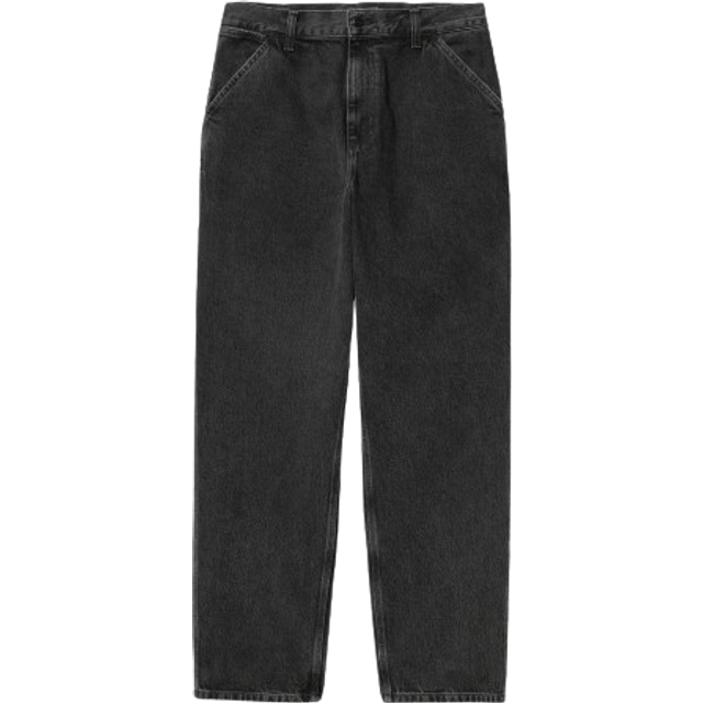 Carhartt WIP - Newel Black Stone Washed - Jeans - black - W29 - 100% Cotton,Denim