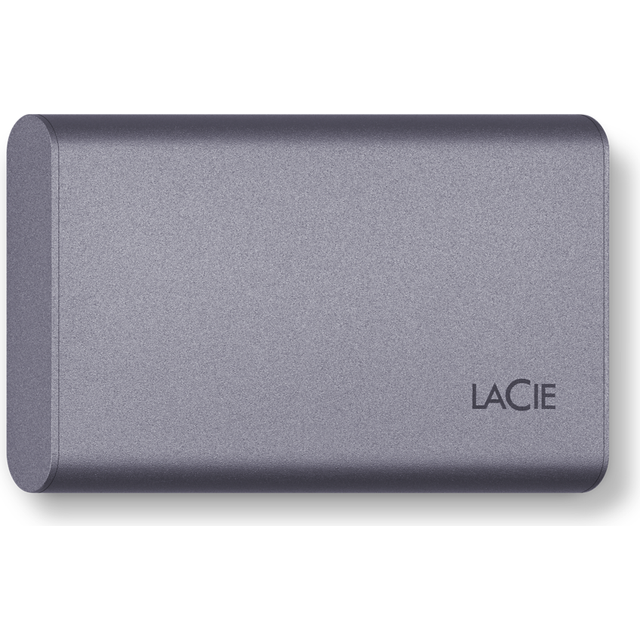 LaCie Mobile SSD Secure Thunderbolt technology 2 TB USB Type-C 3.2 Gen 2 (3.1 Gen 2) Grey
