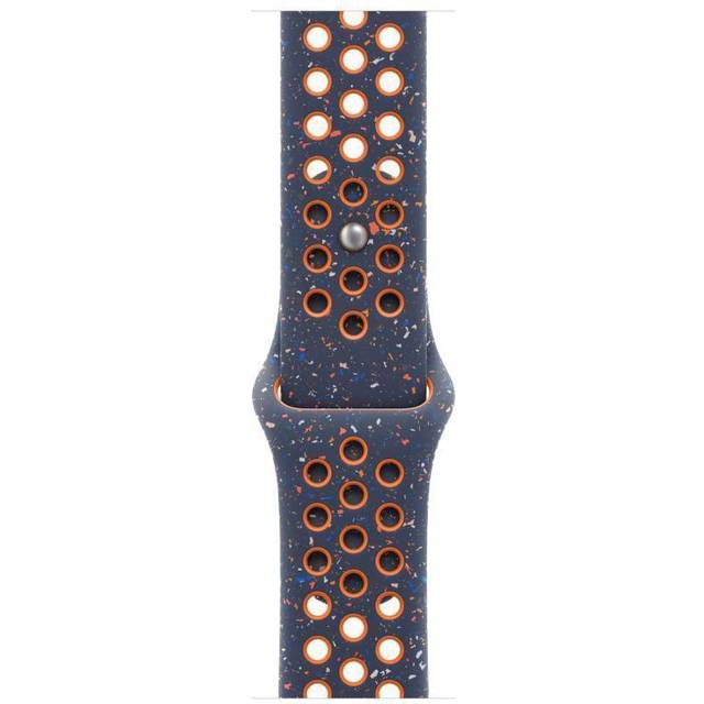 Genuine apple watch nike sport band strap midnight sky 42mm 41mm 40mm m/l -