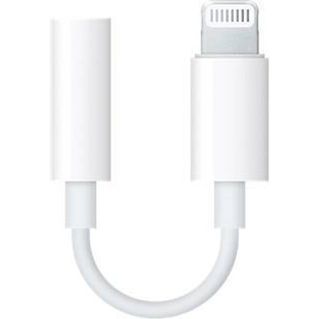 Headsetadapter för iPhone, 1x3,5mm ha - 1x Lightning