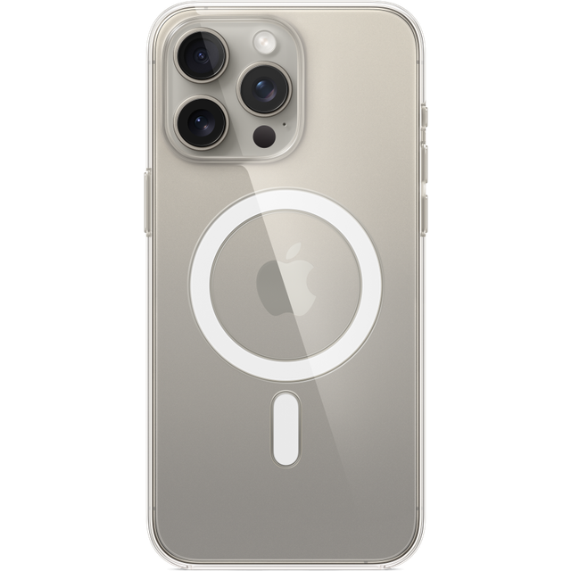 Apple iPhone 15 Pro Max genomskinligt fodral med MagSafe, klart
