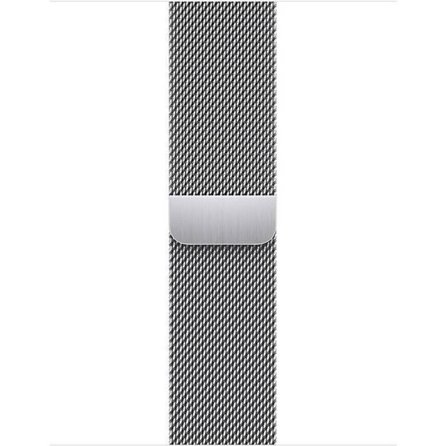 APPLE WATCH 38MM 40MM 41MM MILANESE GRAPHITE STAINLESS STEEL LOOP STRAP
