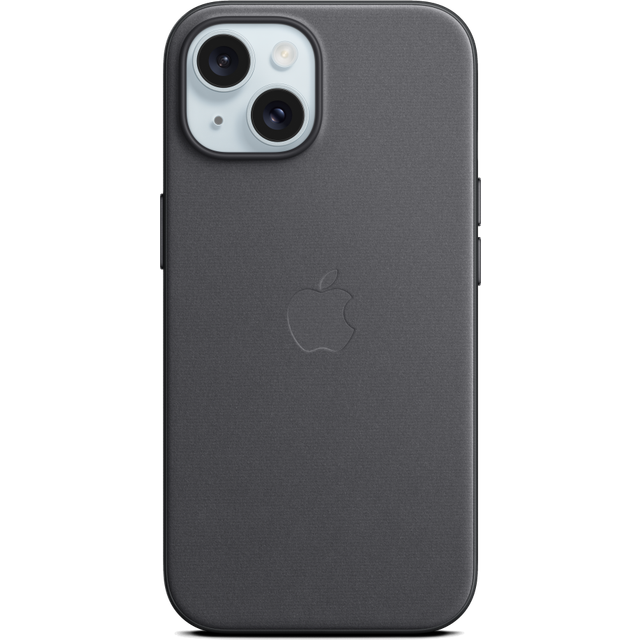 iPhone 15 Apple FineWoven Skal med MagSafe MT393ZM/A - Svart