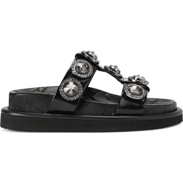 Orson Crystal-Embellished Sandals - BLACK - Taking inspiration from its vibrant London surroundings, Kurt Geiger London delivers a collection of lively trainers, heels and more with playful and lively style intentions.