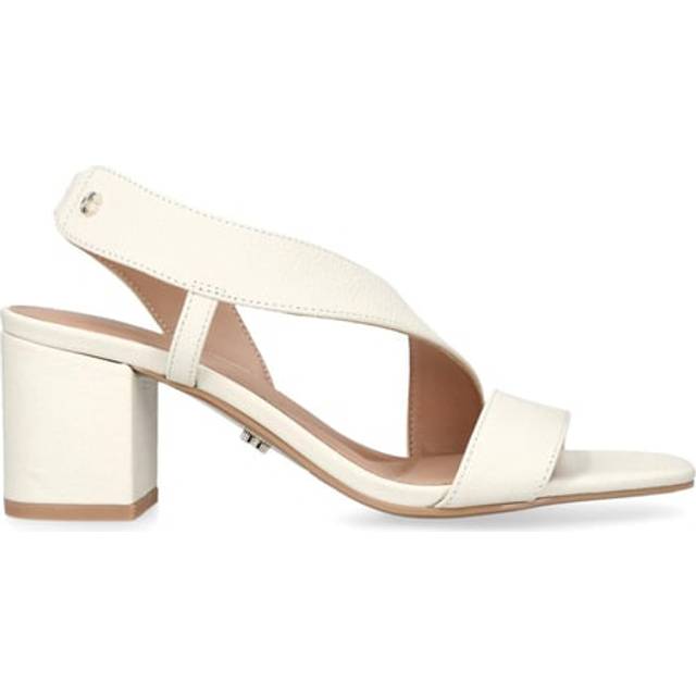 Carvela Womens Leather Gala Block 60 Sandals - White Leather (archived) - Size UK 8