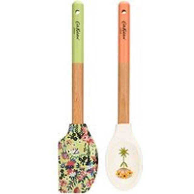 Cath Kidston Painted Table Wood And Silicone Utensils &Ndash; Set Of 2 - One Colour