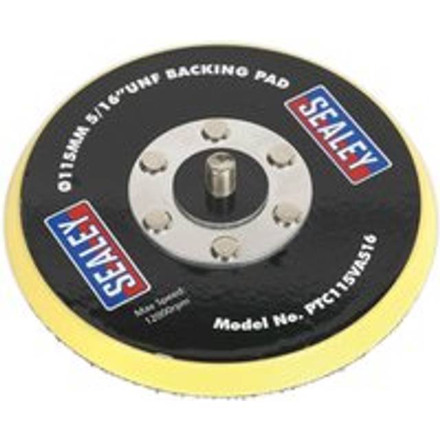 115mm Hook and Loop Backing Pad - 5/16 Inch UNF Thread - Buffing and Polishing