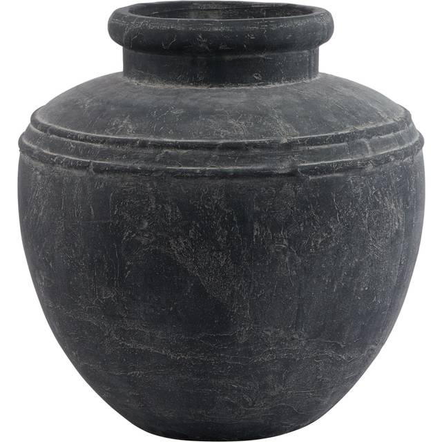 Amalfi Large Water Pot - Ceramic - L37 x W37 x H39 cm - Grey