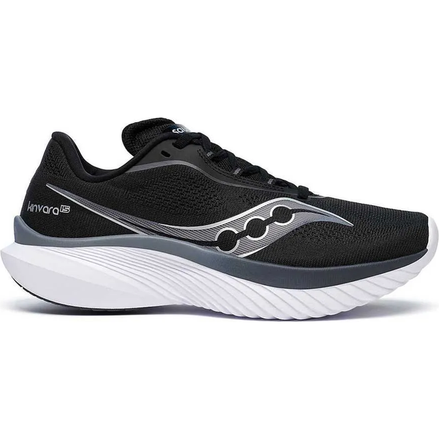 Saucony Kinvara 15 (Dam) - Black/White: 41 (US 9,5)