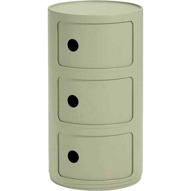 Kartell Componibili 3 Skåp Grön Edition Matt