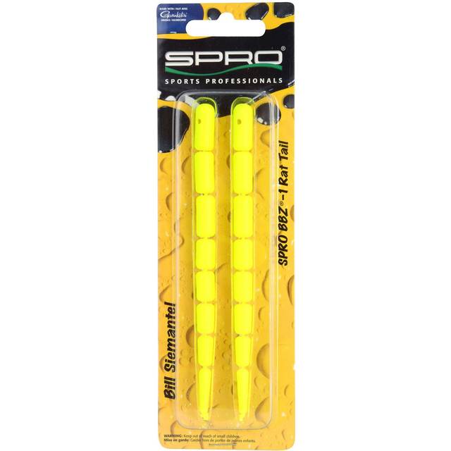 Replacement tail Spro Rat 50 (x2) - Jaune