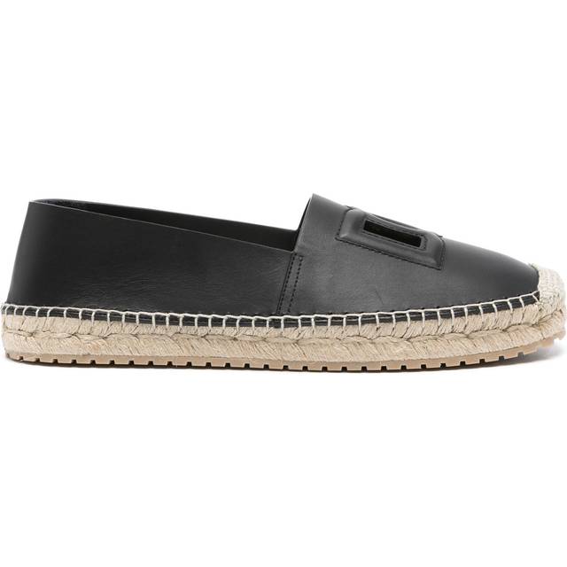 Dolce & Gabbana Men&#39;s Leather Espadrilles in Black | Size 43 | A50574AO602 Color 80999 (43)