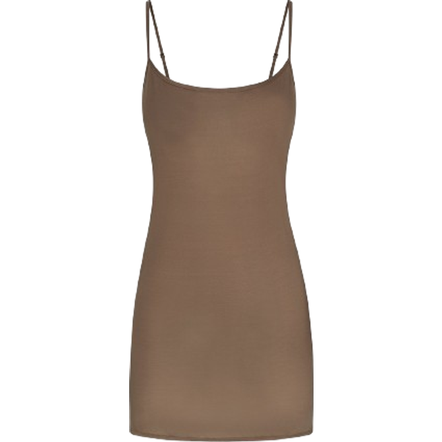 SKIMS Kims Sleep Low Back Mini Dress | Medium Neutral | 3XL - Truffle