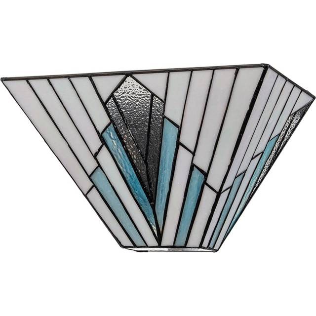 Elstead Lighting Alderley Tiffany Twin Lamp Wall Light