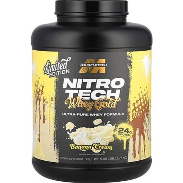MuscleTech  Nitro-Tech® Whey Gold  Banana Cream  5 lbs (2.27 kg)