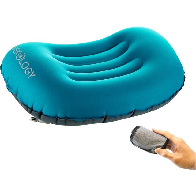 Ultralight Inflating Travel/Camping Pillows - Compressible, Compact, Inflatable, Comfortable, Ergonomic Pillow for Neck & Lumbar Support and a Good
