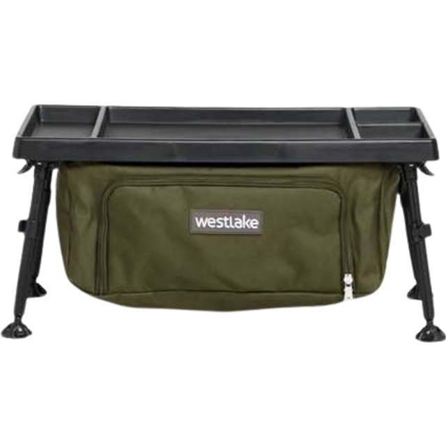 Bivvy Table & Bag, Green - One Size