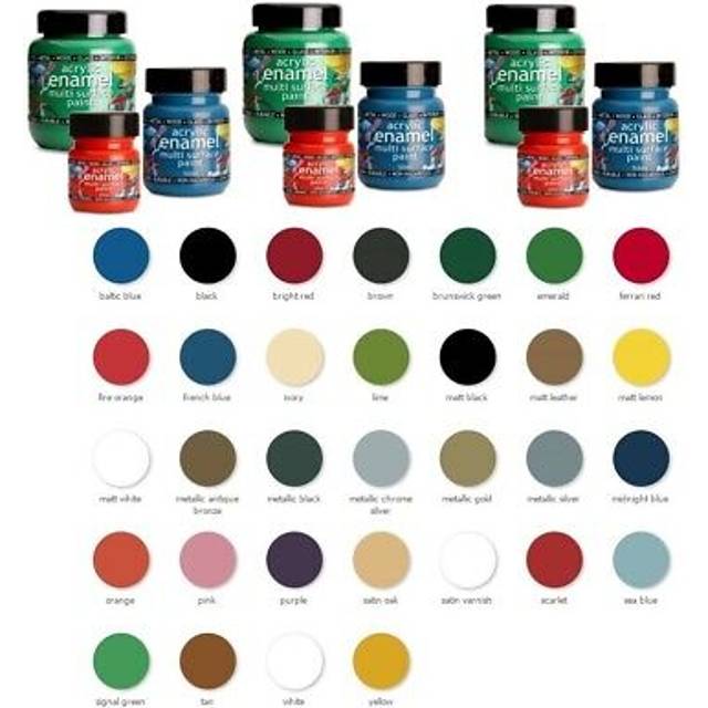 Polyvine Acrylic Enamel Paint - Baltic Blue 20ml