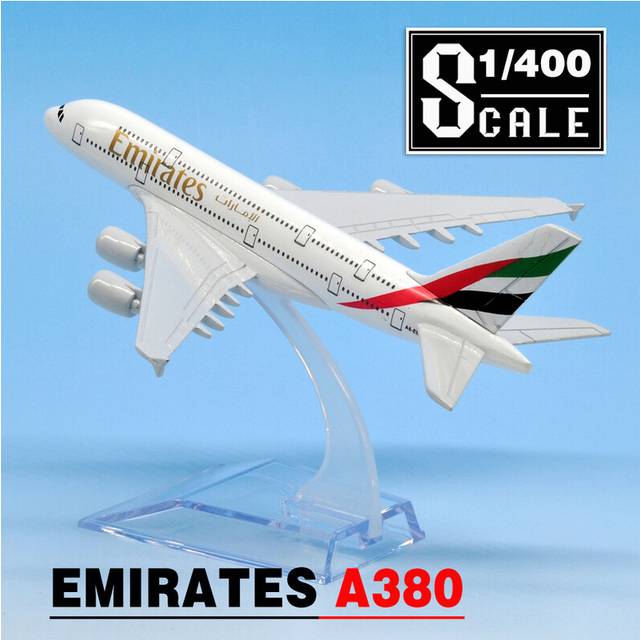 (A380, China) Scale 1:400 AirAsia Airbus A340 A320 Metal Diecast Airplane Plane Model