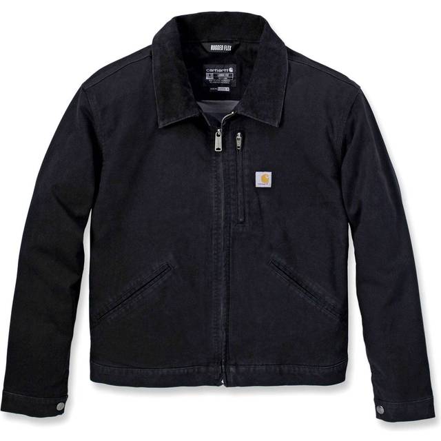 Carhartt W's Relaxed Fit Canvas Detroit Jacket Black (S)