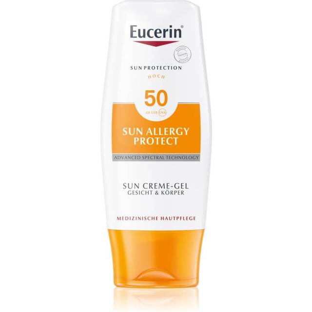 Eucerin Sun Allergy Protect Solskyddsmedel gel-kräm för solallergier SPF 50 150 ml