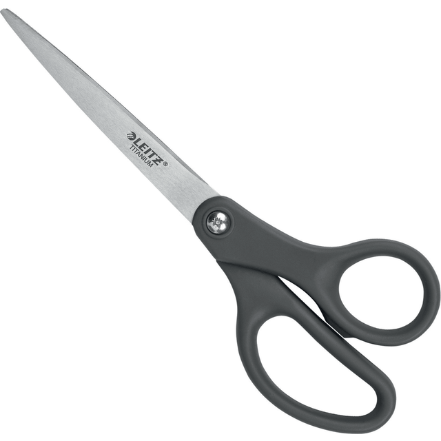 Leitz Titanium Scissors 5421 Stainless Steel Grey 180 mm